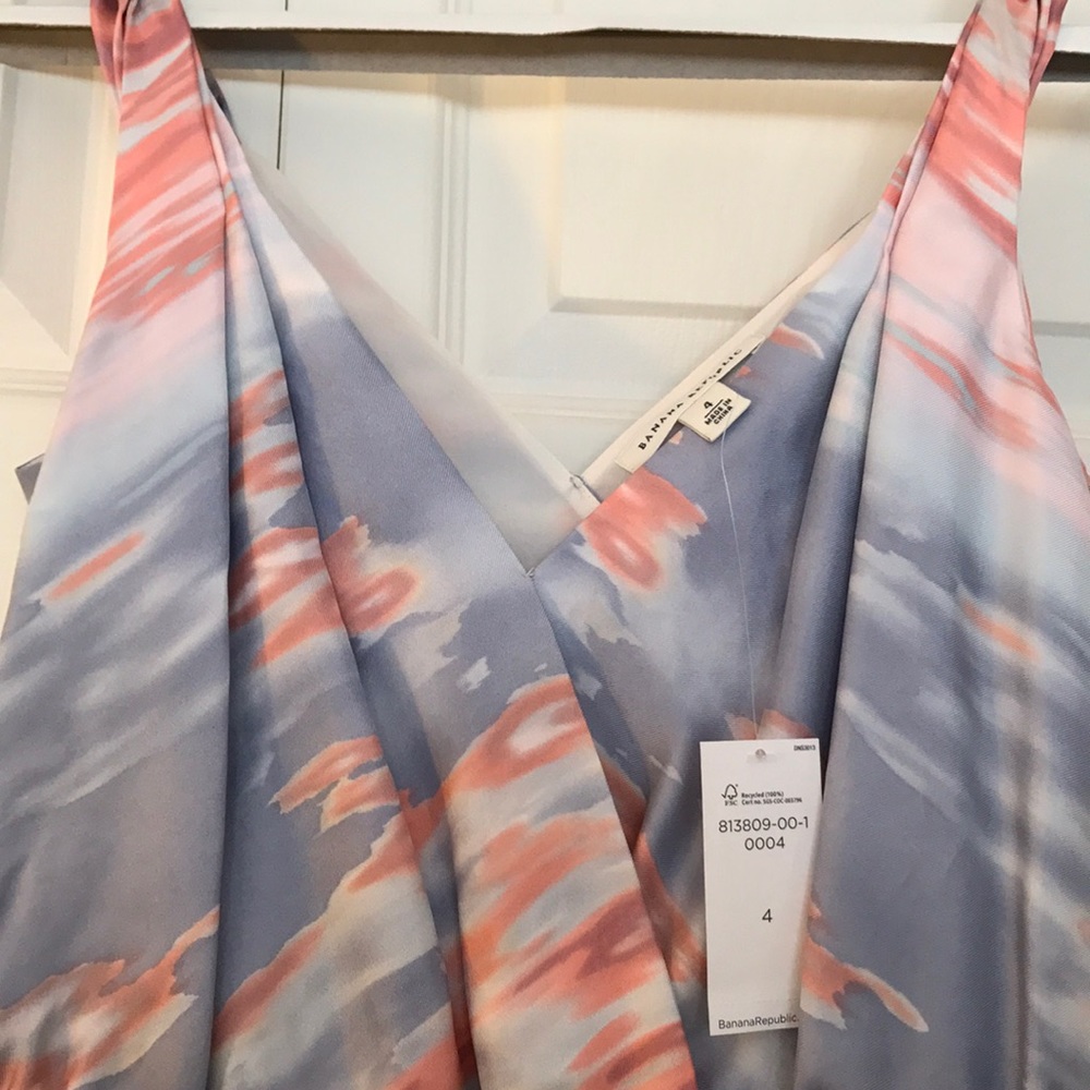 Pink/purple pattern BR dress - Picture 3 of 6